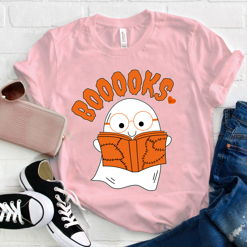 Booooks Cartoon T-Shirt