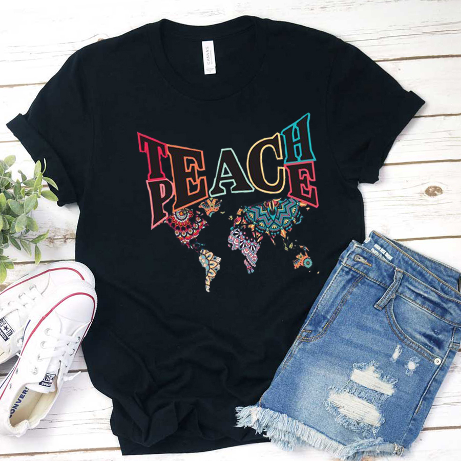 Teach peace t outlet shirt