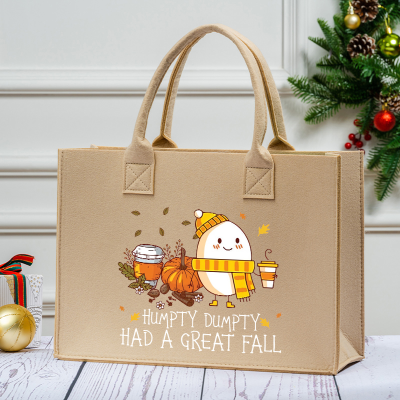 Humpty Dumpty Had A Great Fall Halloween Teacher Felt Bag Sale Teachersgram