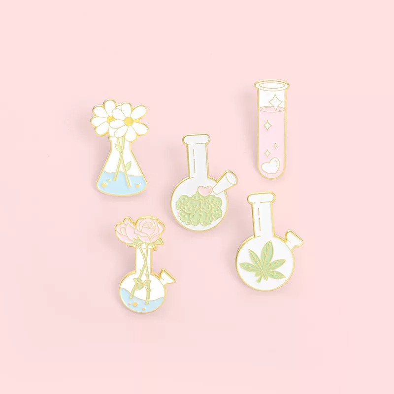 Plant Vase Beaker Pin Set Sale-Teachersgram