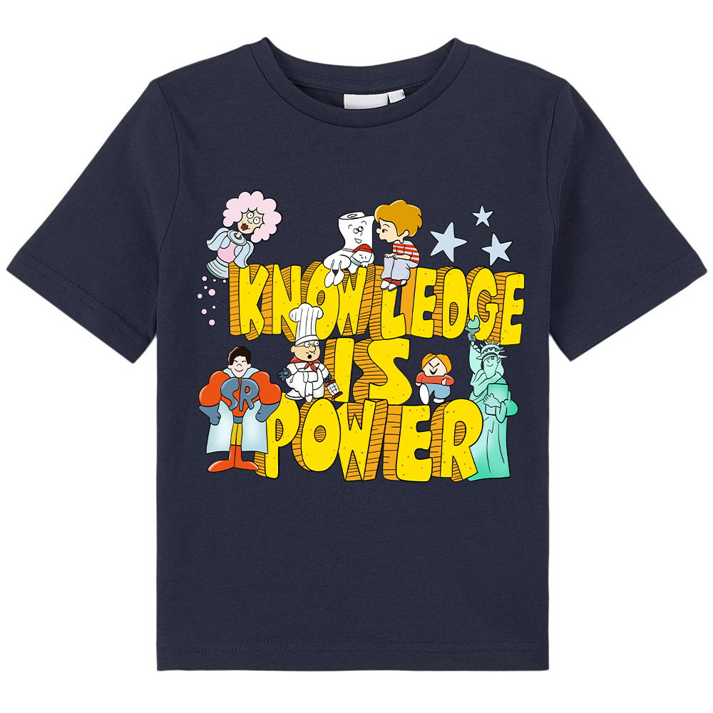 Knowledge Is Power Kids T-Shirt