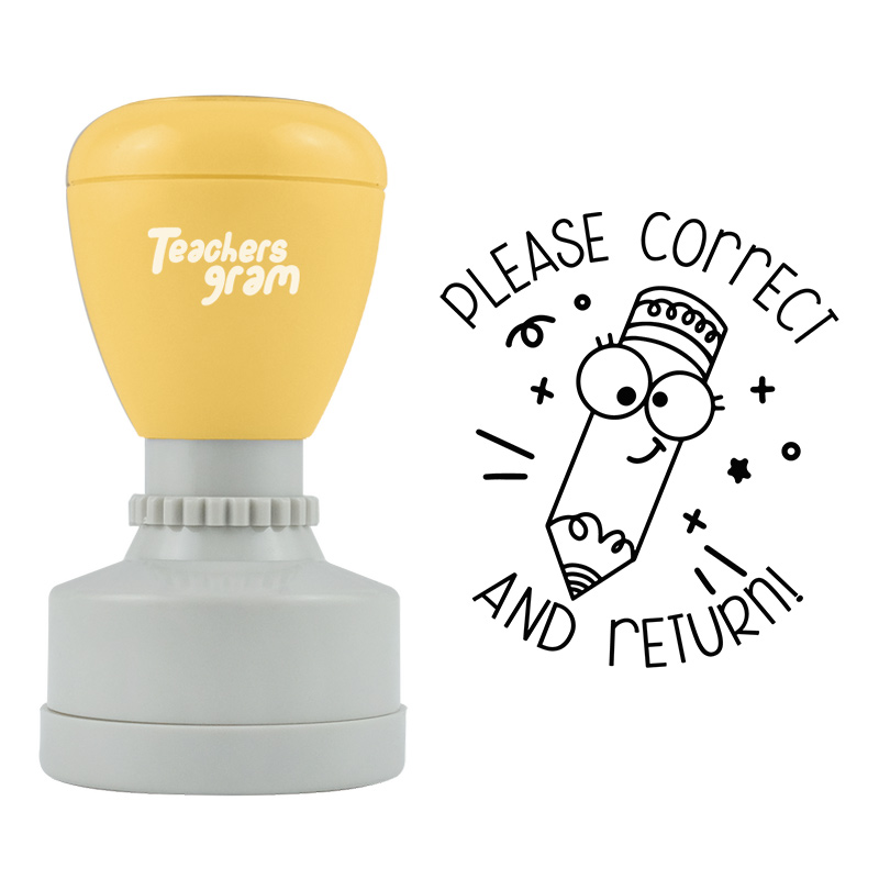 Please Correct And Return Stamp - Teachergive
