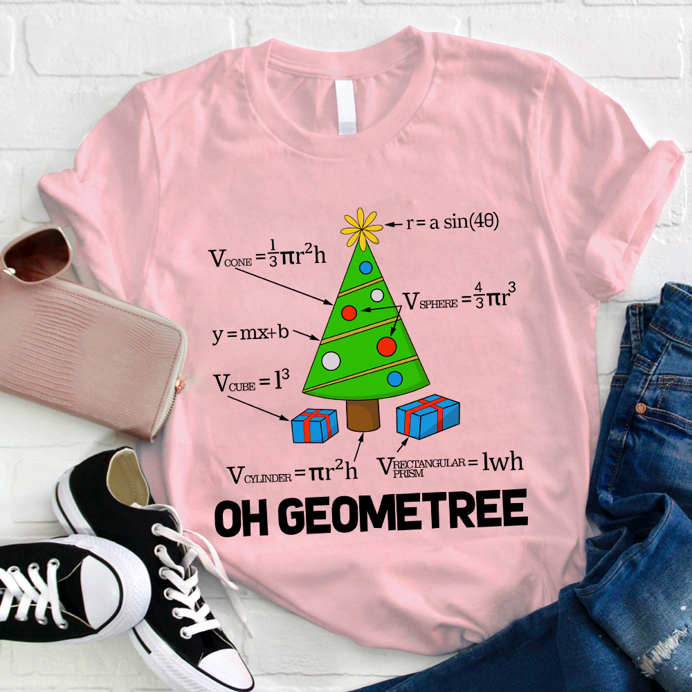 Christmas Oh Geometree T-Shirt