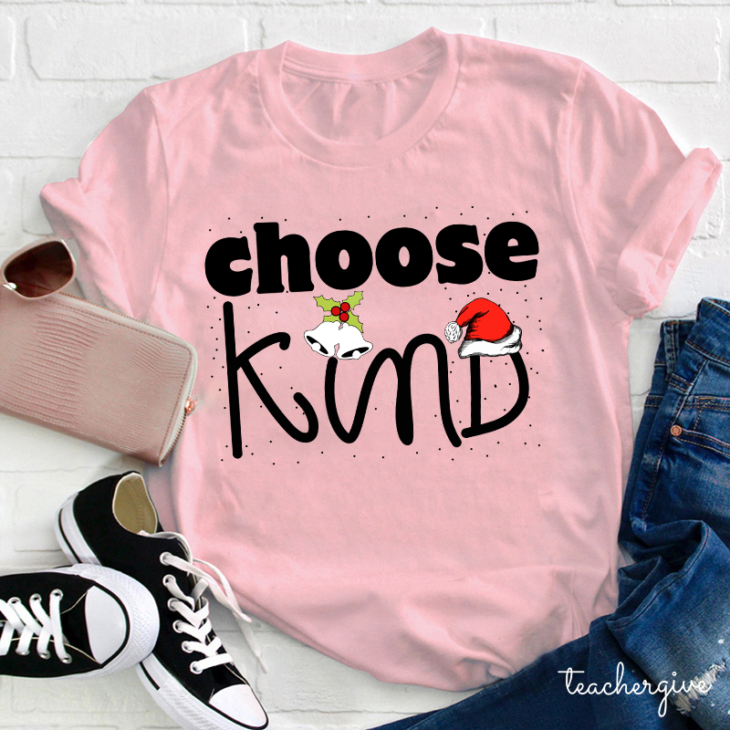 The Kind Santa Claus With A Kind Smile Teacher T-Shirt