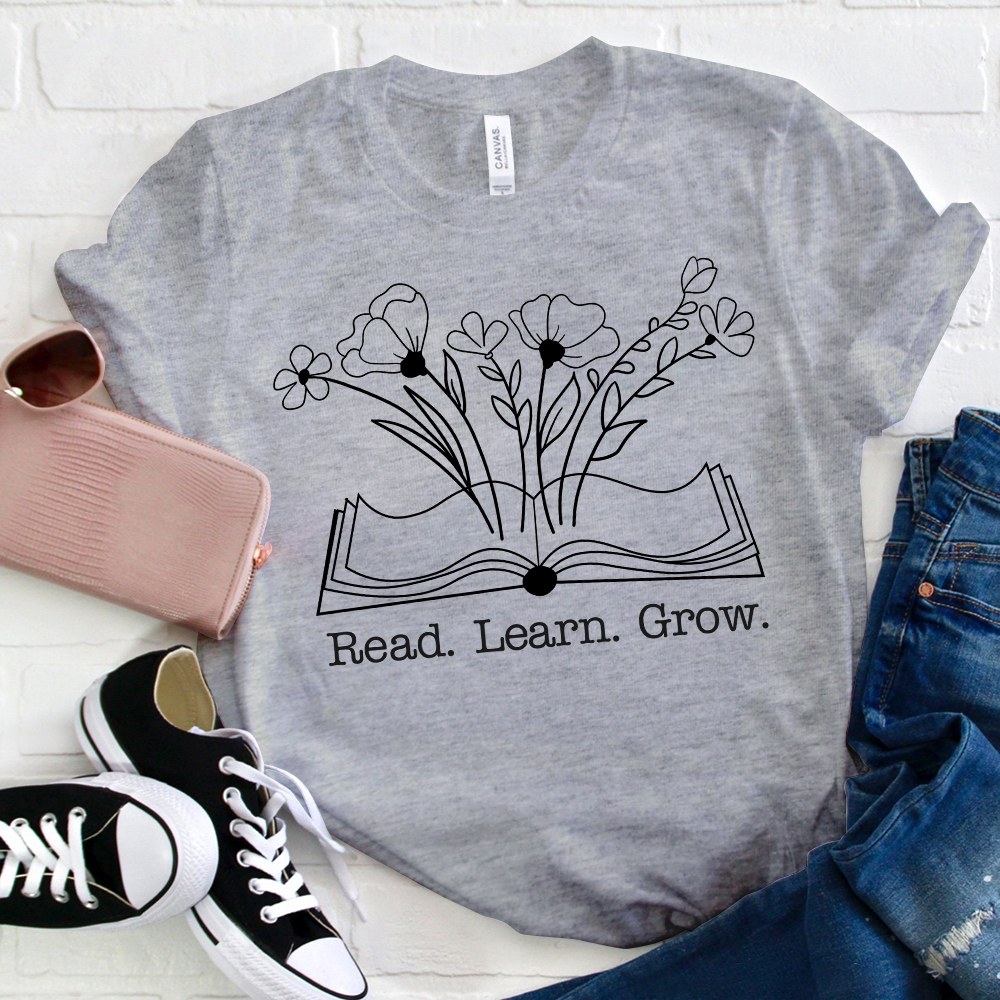 Read Learn Grow T-Shirt
