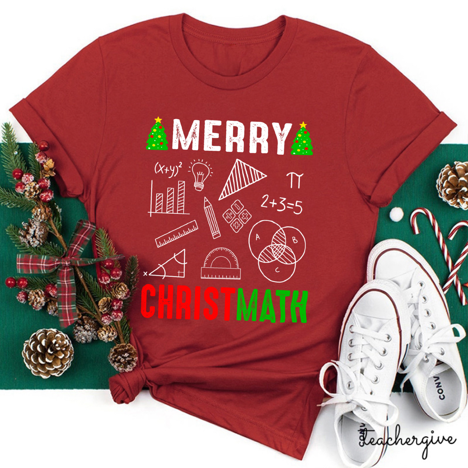 Merry Christmath Math Teacher T-Shirt