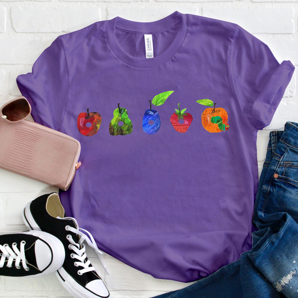Fruits And Caterpillar T-Shirt