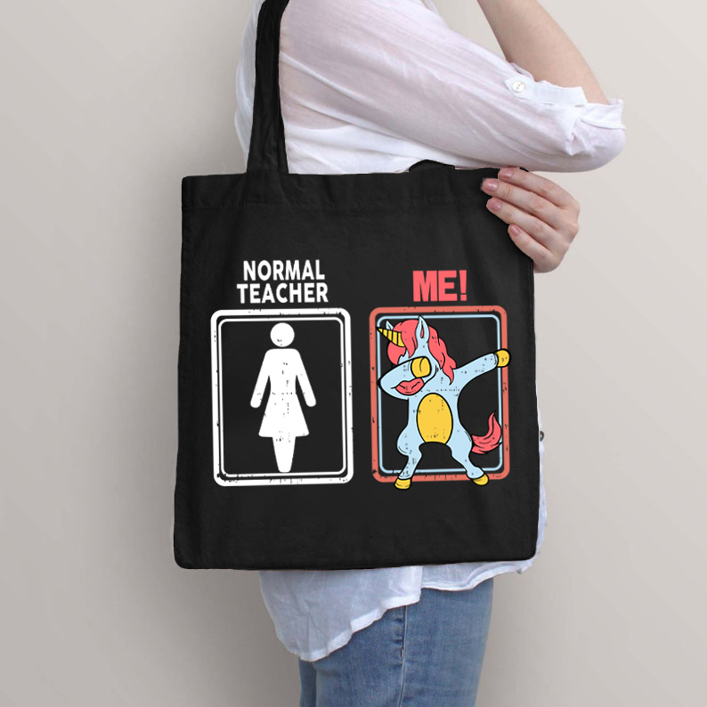 Unicorn Funny Teacher Tote Bag