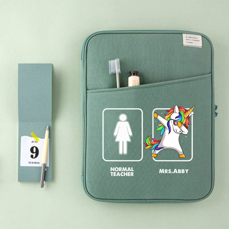 Personalized Normal Teacher & Me 13" MacBook Case