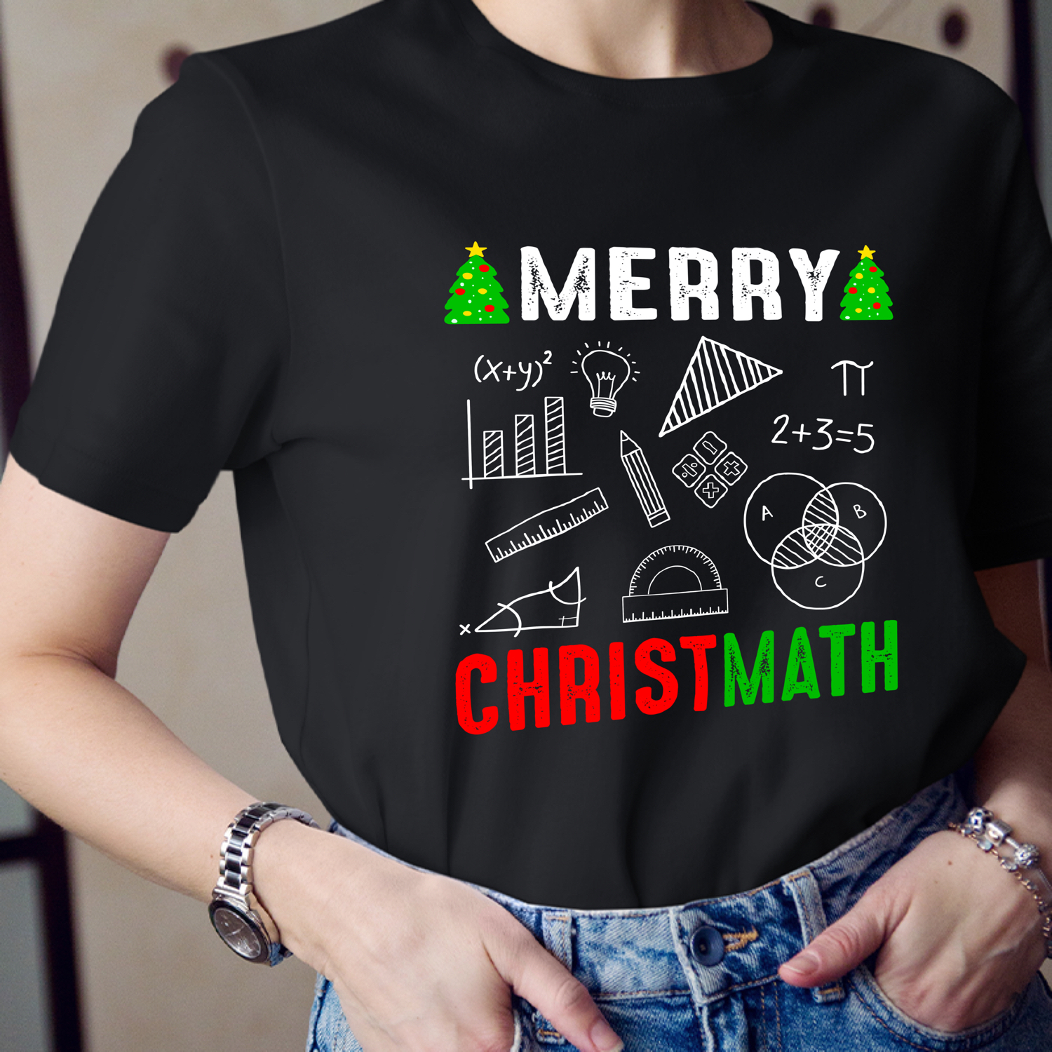 Merry Christmath Math Teacher T-Shirt