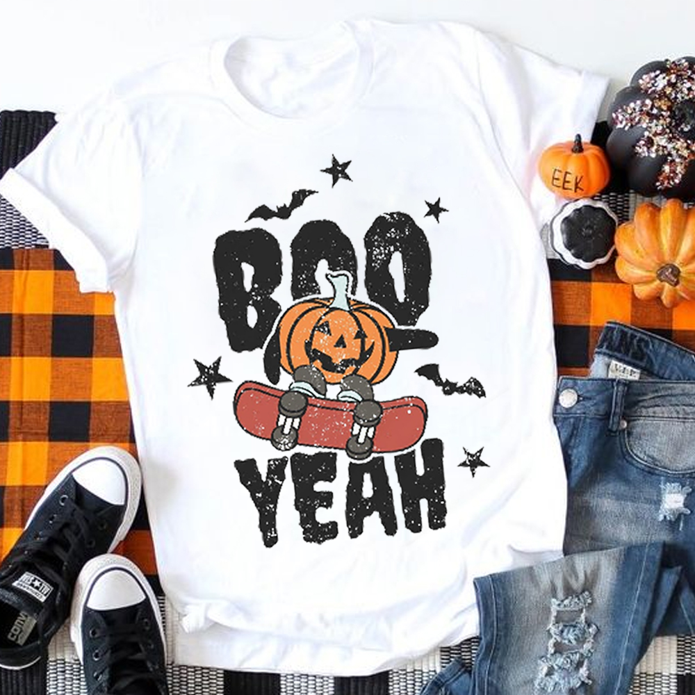 Boo Yeah Skateboard Teacher T-Shirt
