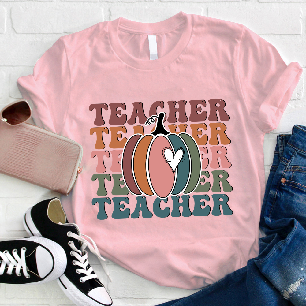 Retro Style Halloween Pumpkin T-Shirt