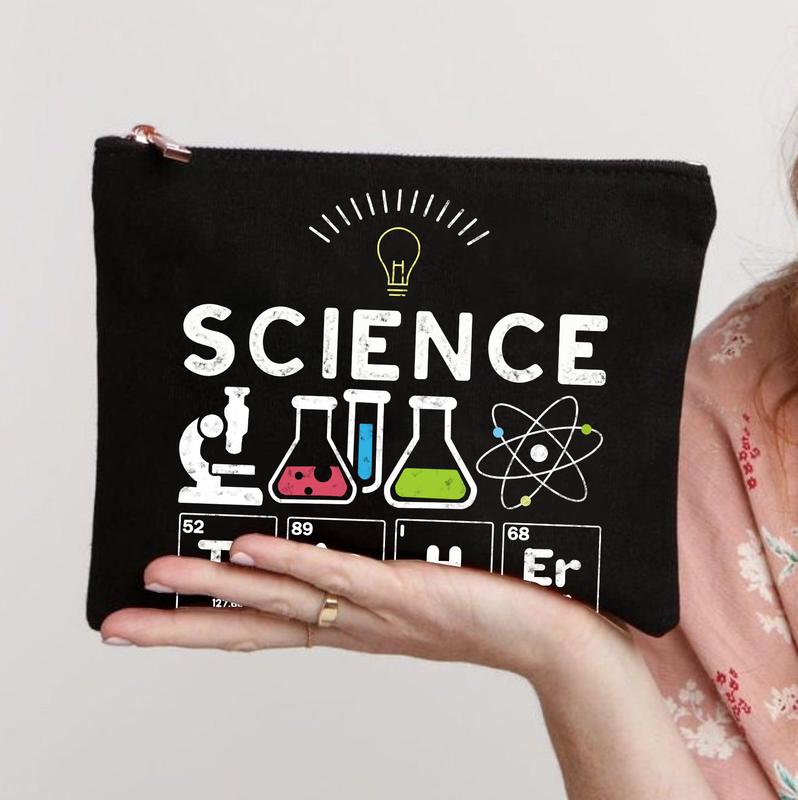 Science Lab Teacher Makeup Bag
