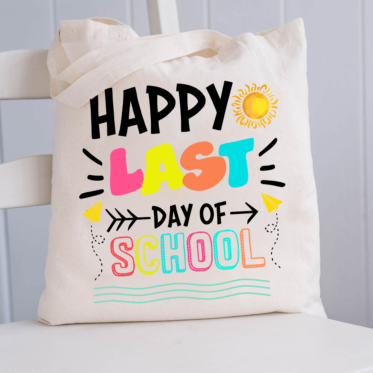 LatestHappy Last Day Of School Tote Bag for Sale-Teachersgram