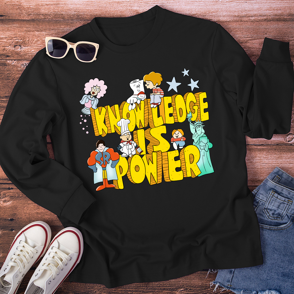 Knowledge Is Power Long Sleeve T-Shirt
