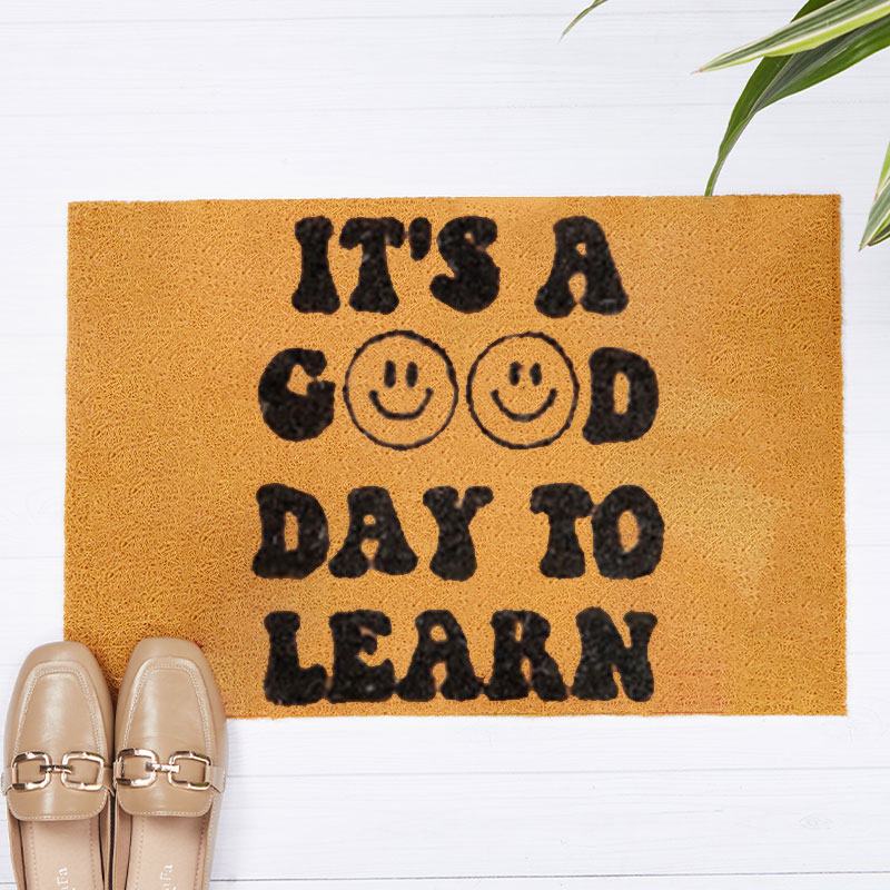 Personalized It's A Good Day To Learn Teacher Classroom Doormat