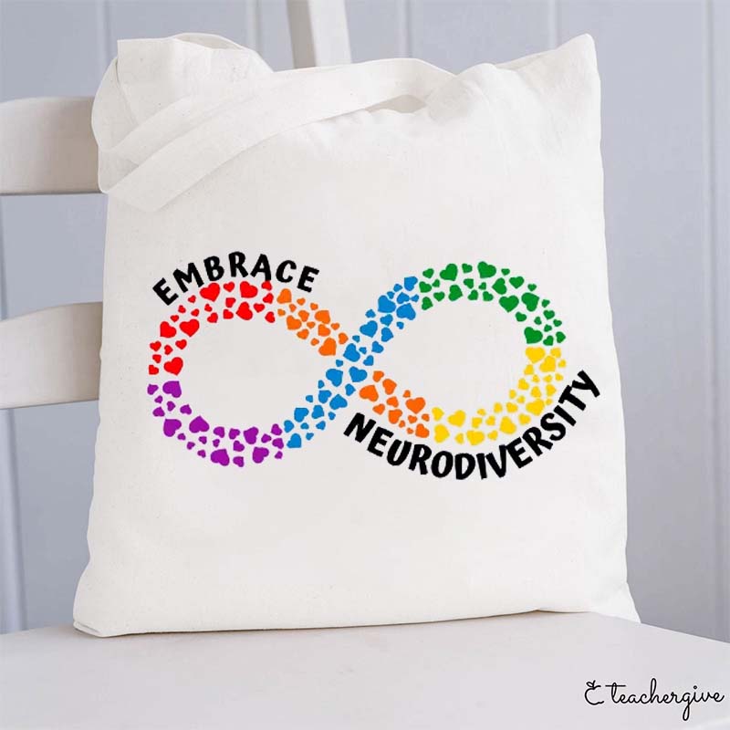 Embrace Neurodiversity Tote Bag
