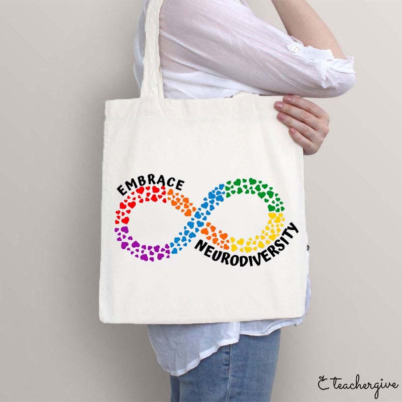 Embrace Neurodiversity Tote Bag