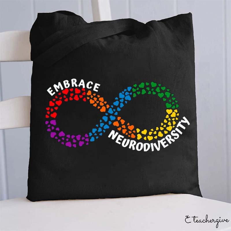 Embrace Neurodiversity Tote Bag