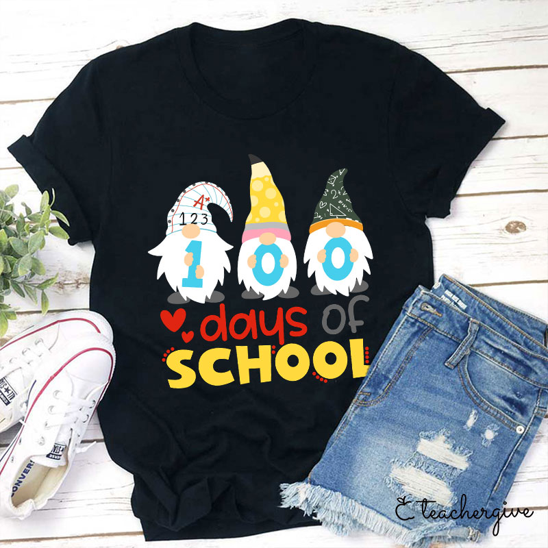 100 Days Of School Teacher T-Shirt