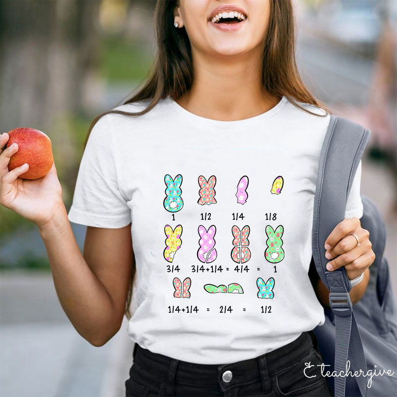 Bunny Calculation Teacher T-Shirt