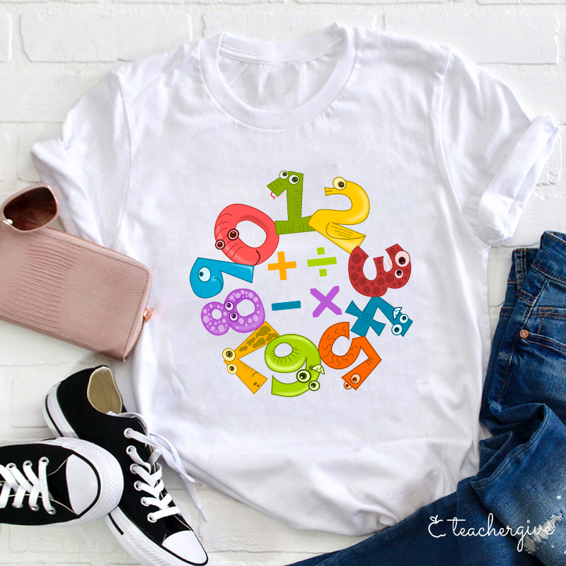 Animals And Numbers T-Shirt