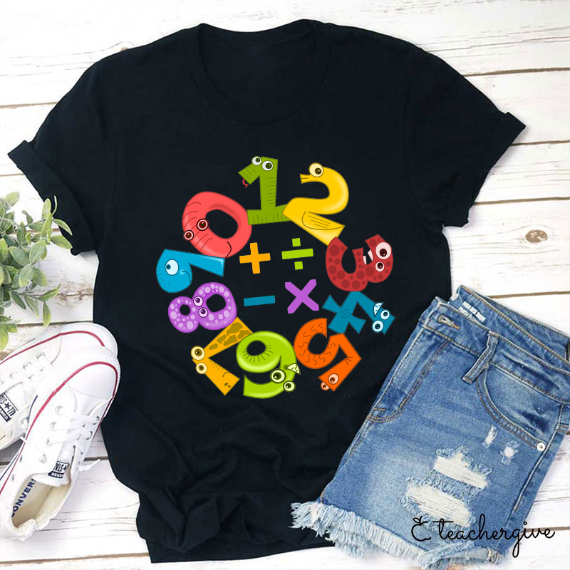Animals And Numbers T-Shirt