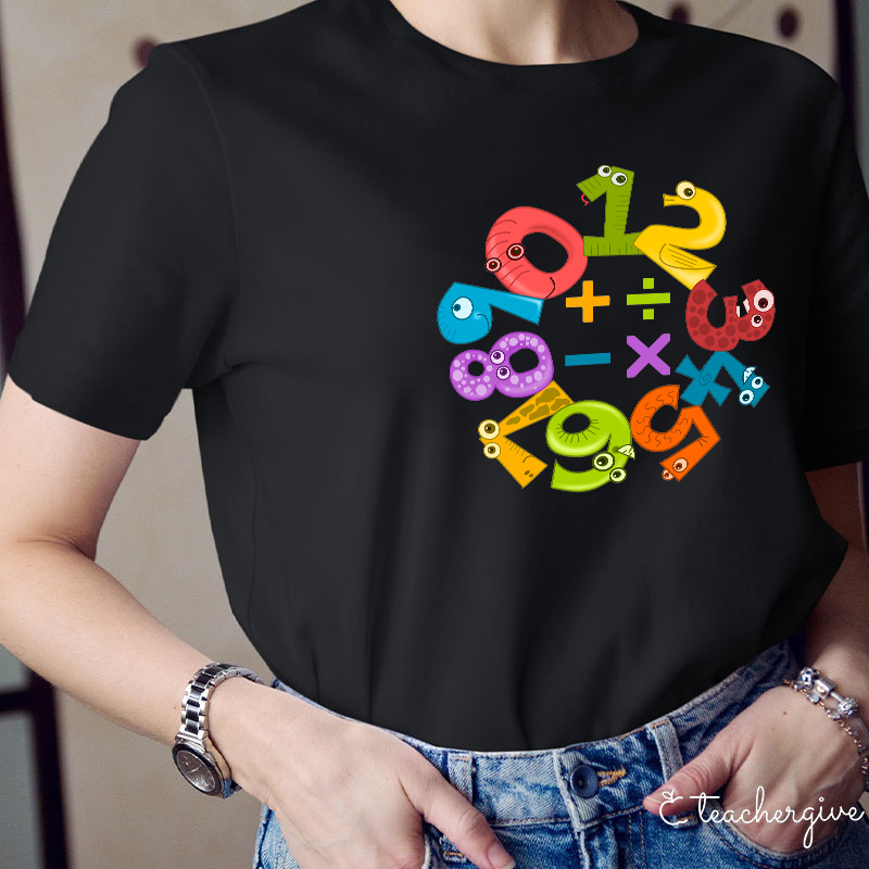Animals And Numbers T-Shirt