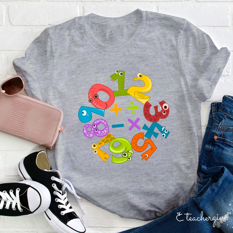 Animals And Numbers T-Shirt