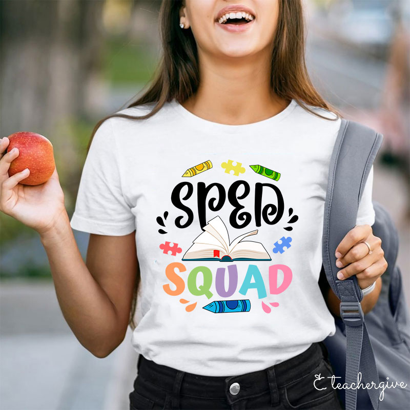 Sped Squad Book   T-Shirt