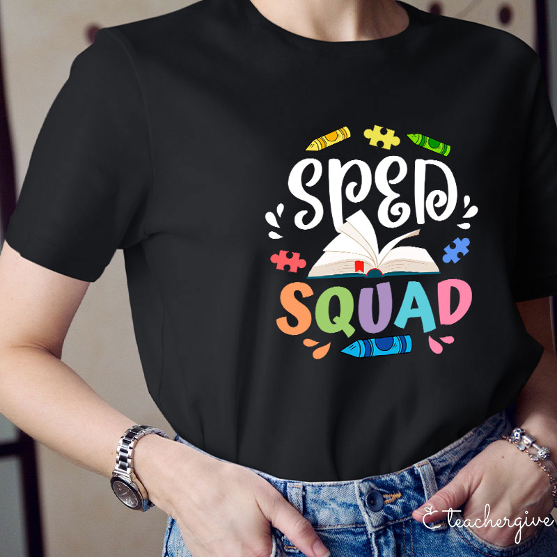Sped Squad Book   T-Shirt