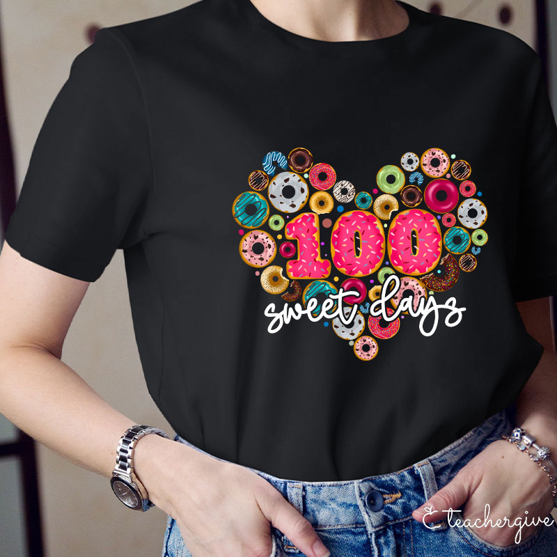 100 Sweet Days Teacher T-Shirt