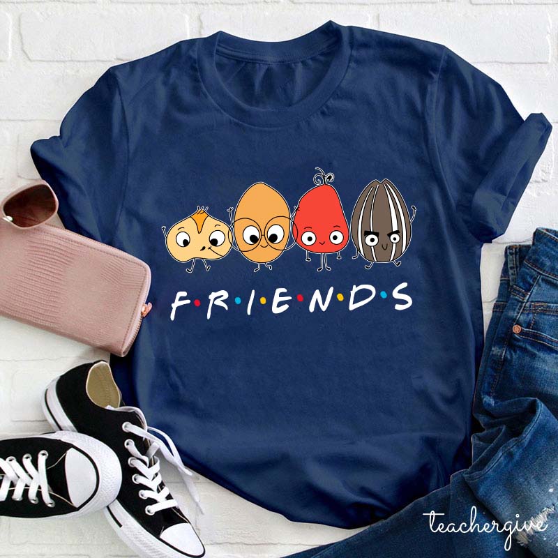 Cute Friends Teacher T-Shirt