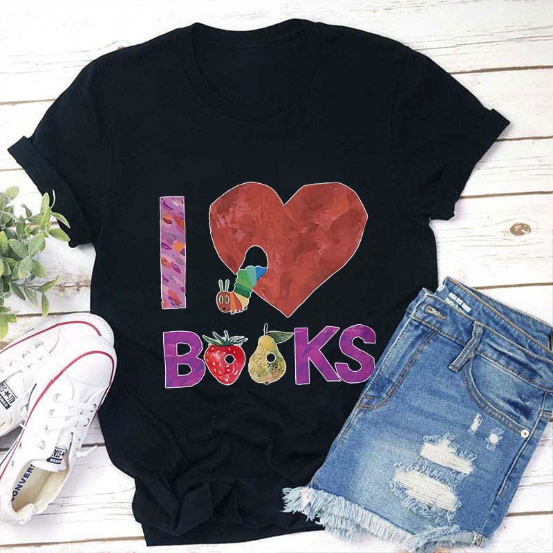 I Love Books T-Shirt