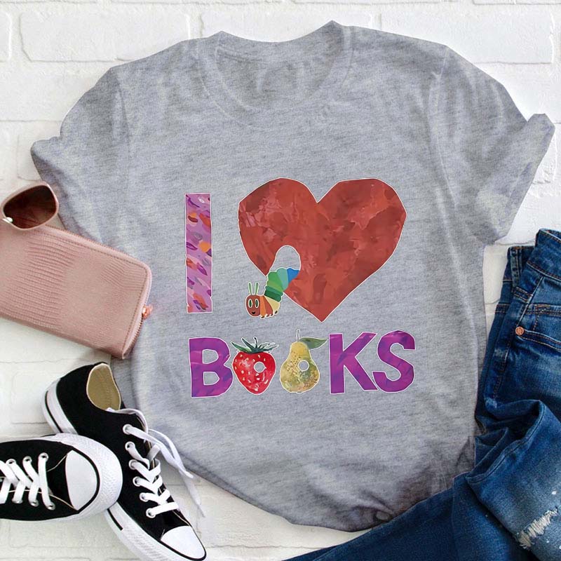 I Love Books T-Shirt