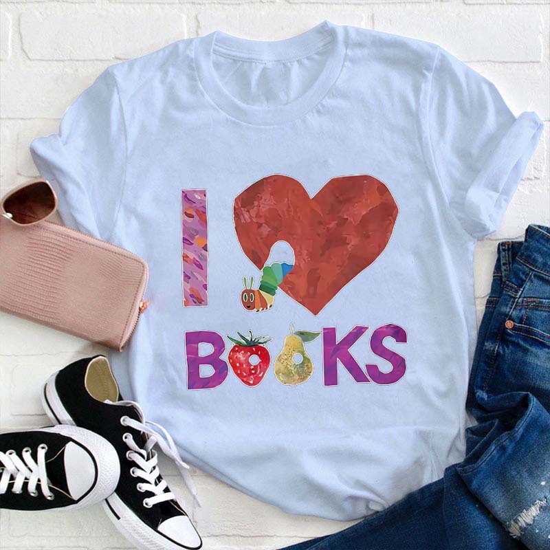 I Love Books T-Shirt