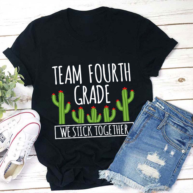 Personalized We Stick Together Teacher T-Shirt