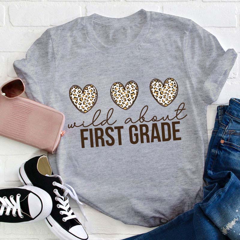 Personalized Wild About Teacher T-Shirt