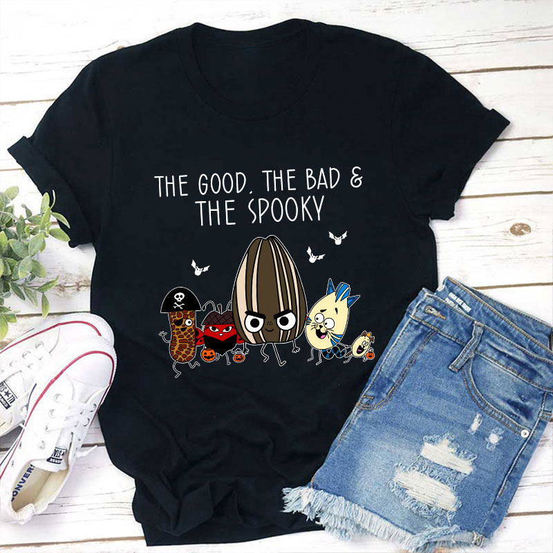 The Good The Bad The Spooky Teacher T-Shirt