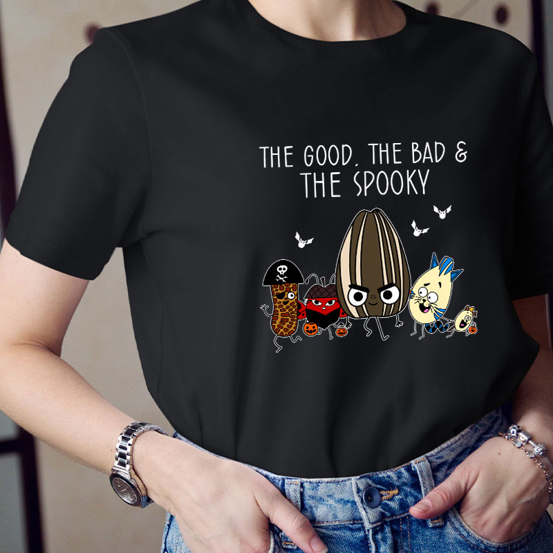 The Good The Bad The Spooky Teacher T-Shirt