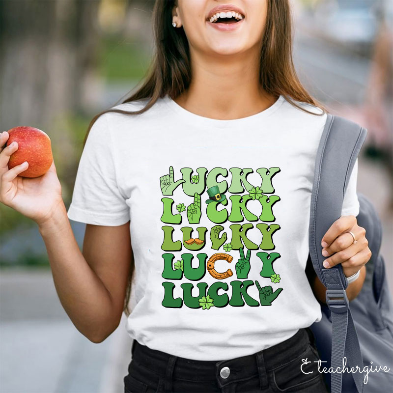 Lucky Teacher T-Shirt
