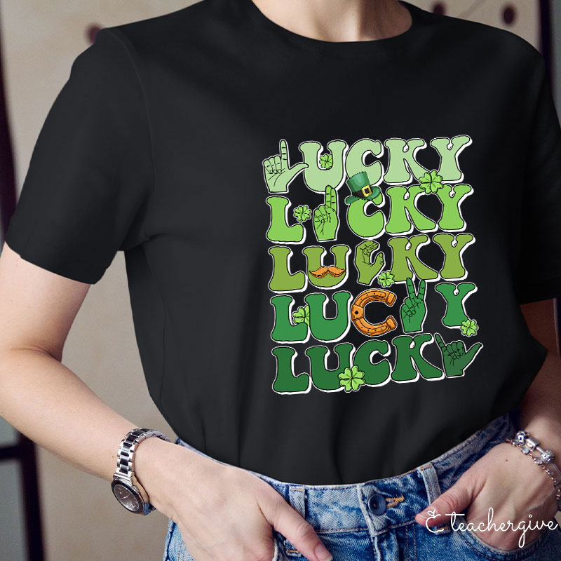 Lucky Teacher T-Shirt