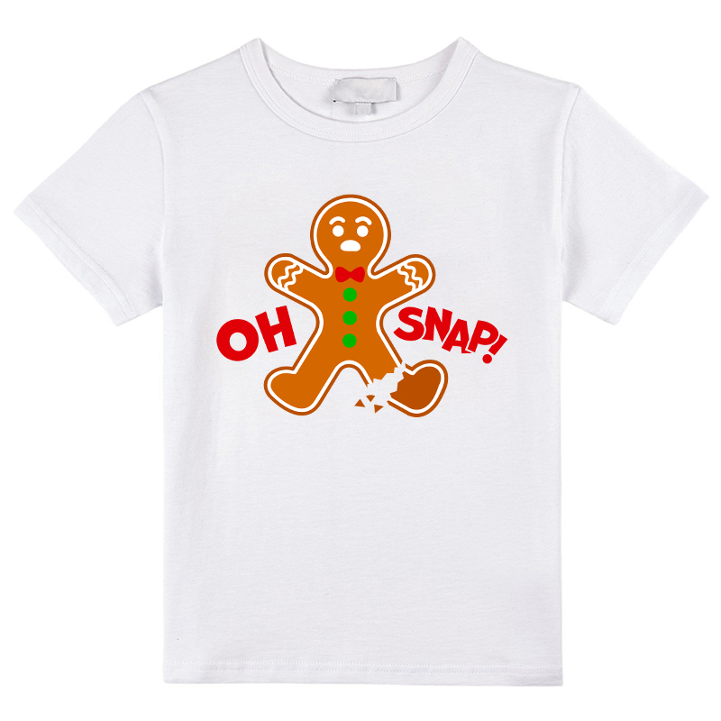 Gingerbread Man with Broken Leg Kids T-Shirt