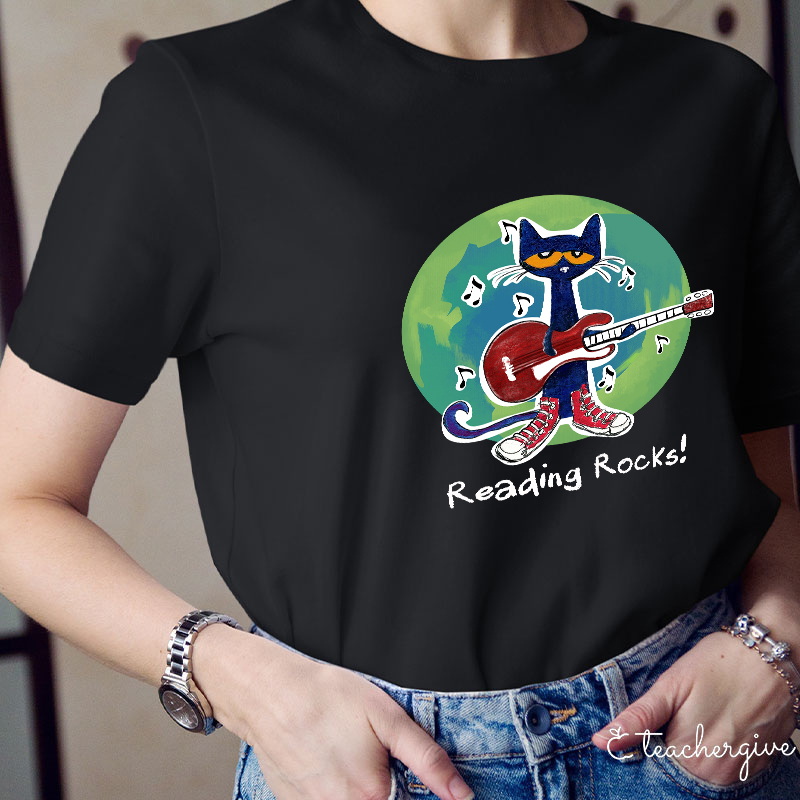 Reading Rocks Teacher T-Shirt