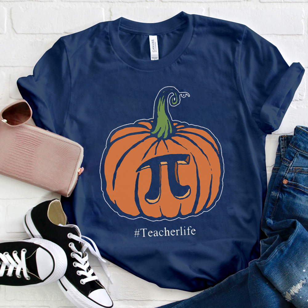 π Teacherlife Pumpkin T-Shirt