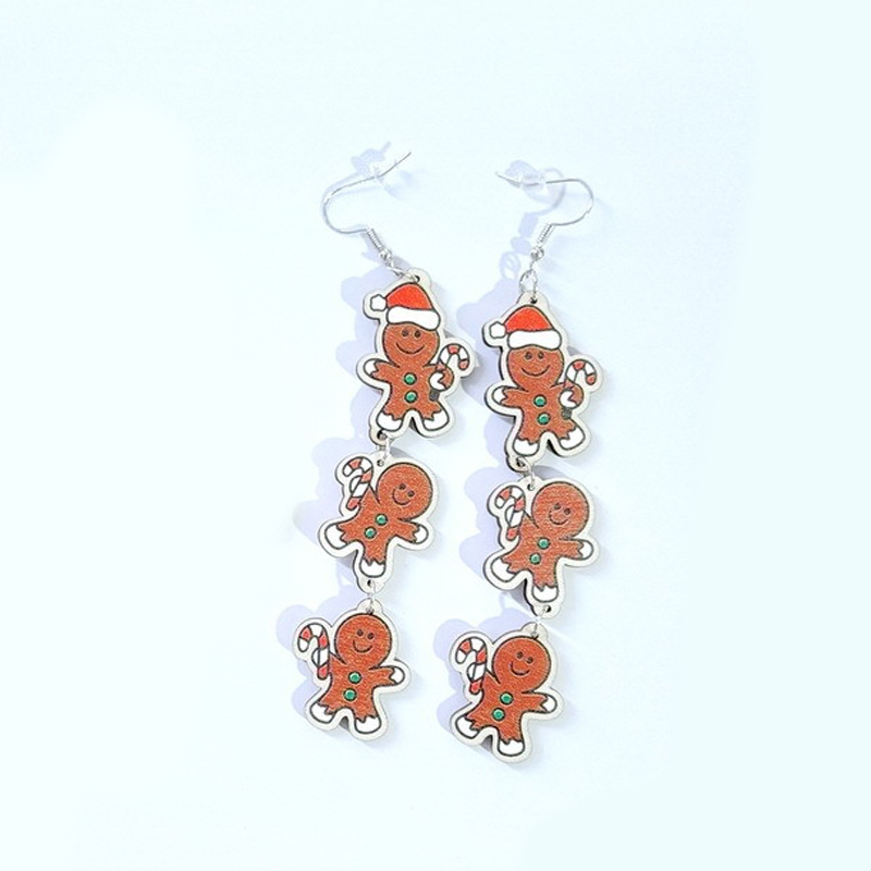 Gingerbread Man Brothers Earrings