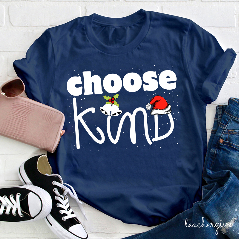 The Kind Santa Claus With A Kind Smile Teacher T-Shirt