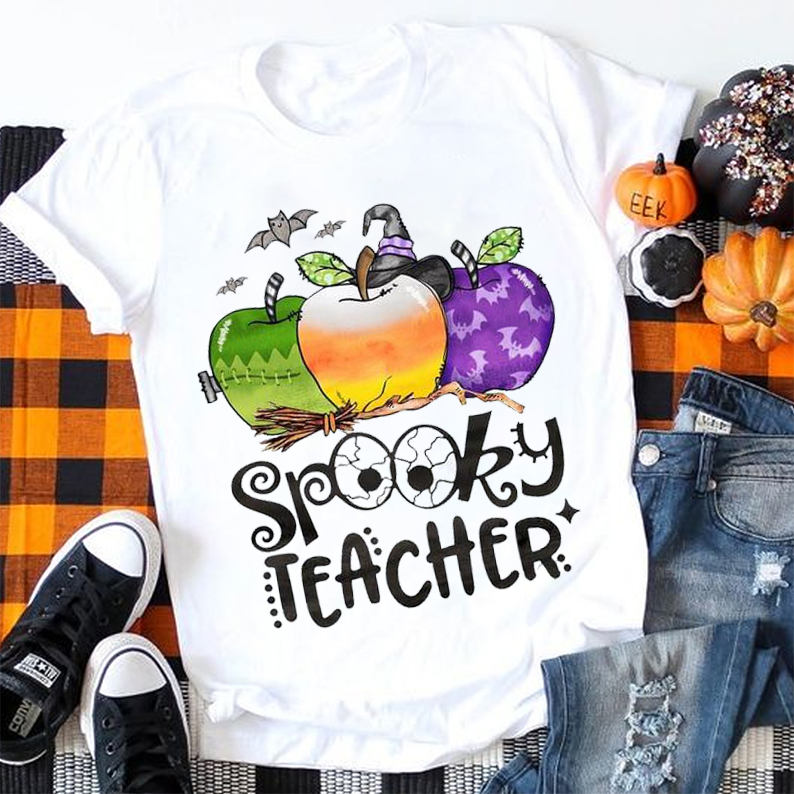 Poison Apple Spooky Teacher T-Shirt