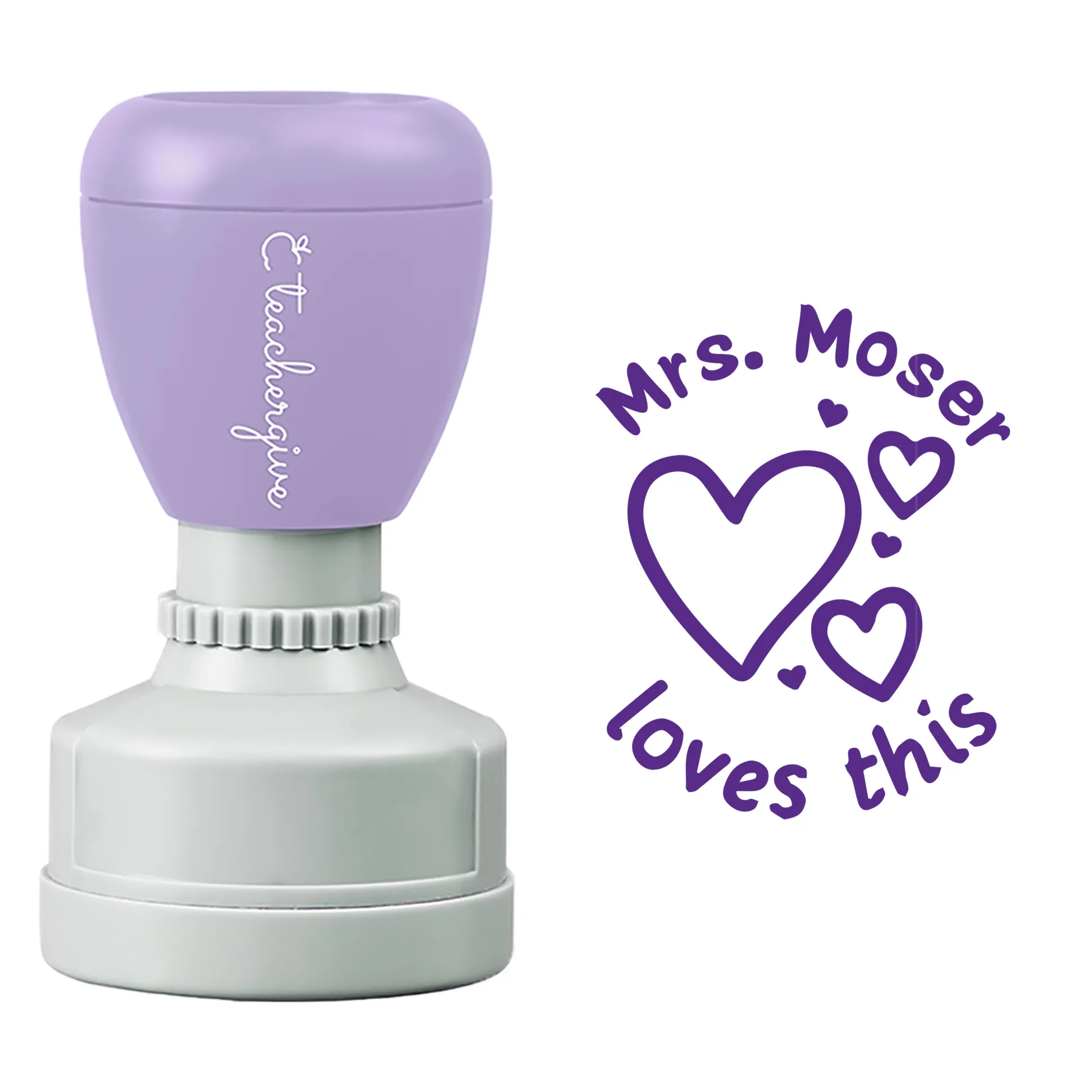 Personalized Heart Stamp