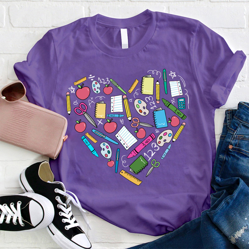 Teacher Heart T-Shirt
